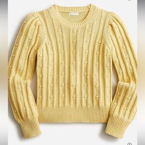 J.Crew Crewcuts Girls' bauble popover 100% cotton sweater